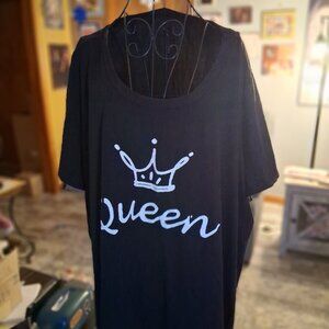 shein fit plus size queen tee